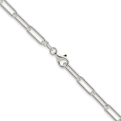 Sterling Silver Polished 4.5mm Paperclip Chain - 4