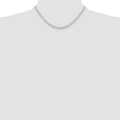 Sterling Silver Rhodium-plated Polished 4.5mm Paperclip Chain - 2