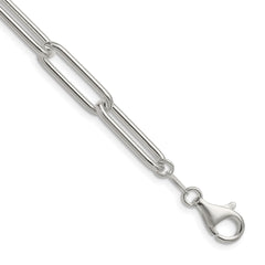 Sterling Silver Polished 6.5mm Paperclip Chain - 3