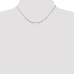 Sterling Silver 1.5mm Fancy Beaded Chain - 4