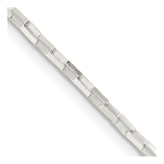 Sterling Silver 1.65mm Elongated Box Chain - 2