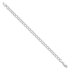 Sterling Silver 5.75mm Fancy Open Curb Chain - 6