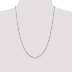 Sterling Silver 2.25mm Fancy Navette Link Chain