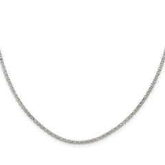 Sterling Silver 2mm Fancy Anchor Pendant Chain - 5
