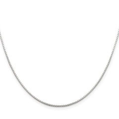 Sterling Silver 1mm Mirror Box Chain - 4