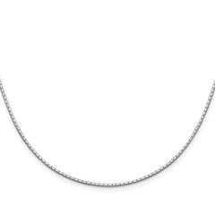 Sterling Silver 1.25mm Mirror Box Chain - 3