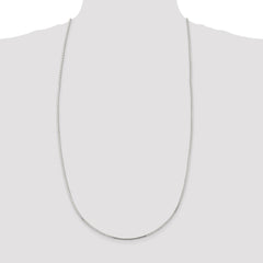 Sterling Silver 1.5mm Mirror Box Chain - 4