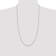Sterling Silver 1.25mm Twisted Box Chain - 4