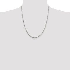 Sterling Silver 2.25mm Twisted Box Chain - 5