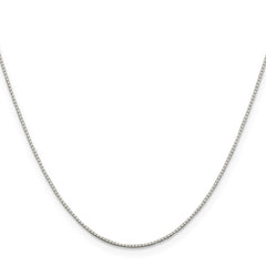 Sterling Silver .6mm Mirror Box Chain - 4