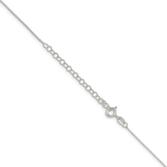 Sterling Silver .6mm Mirror Box Chain w/2in ext.