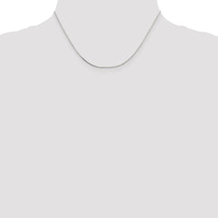 Sterling Silver .7mm Mirror Box Chain - 2
