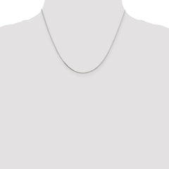 Sterling Silver .7mm Mirror Box Chain - 3