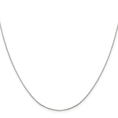 Sterling Silver .6mm 8 Sided Diamond-cut Mirror Box Chain - 3