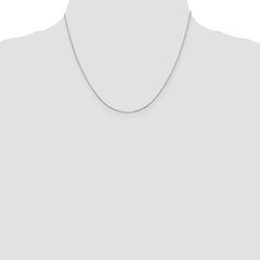 Sterling Silver .6mm 8 Sided Diamond-cut Mirror Box Chain - 4