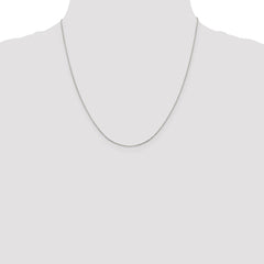 Sterling Silver .6mm 8 Sided Diamond-cut Mirror Box Chain - 3