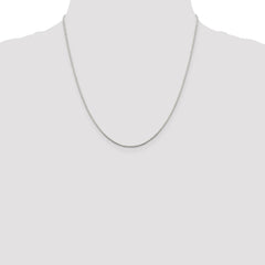 Sterling Silver .9mm 8 Sided Diamond-cut Mirror Box Chain - 2