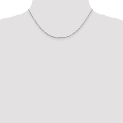 Sterling Silver 1.6mm Twisted Serpentine Chain - 3