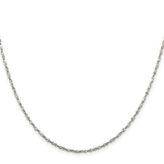 Sterling Silver 1.8mm Twisted Serpentine Chain - 3