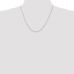 Sterling Silver 1mm Open Elongated Link Curb Chain - 3