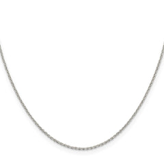 Sterling Silver 1.25mm Diamond-cut Forzantine Cable Chain