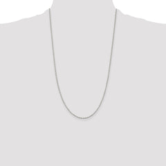 Sterling Silver 1.3mm Elongated Box Chain - 4