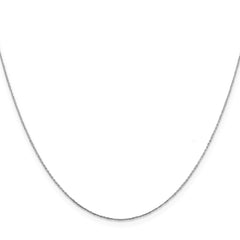 Sterling Silver .6mm Oval Box Chain - 2