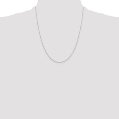Sterling Silver .6mm Oval Box Chain - 3