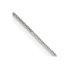 Sterling Silver .8mm Curb Chain - 5