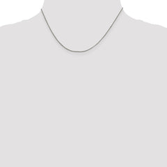 Sterling Silver 1mm Curb Chain - 4
