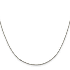 Sterling Silver 1.15mm Curb Chain - 4