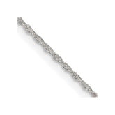 Sterling Silver 1.25mm Loose Rope Chain - 5