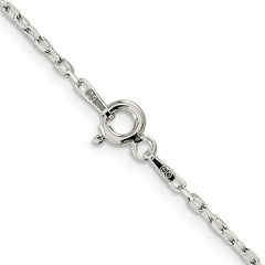Sterling Silver 1.65mm Diamond-cut Long Link Cable Chain - 2