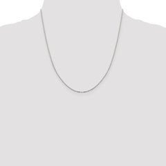 Sterling Silver .9mm Flat Link Cable Chain