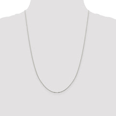 Sterling Silver .9mm Flat Link Cable Chain - 2
