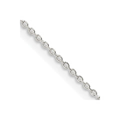 Sterling Silver .95mm Diamond-cut Forzantine Cable Chain - 5