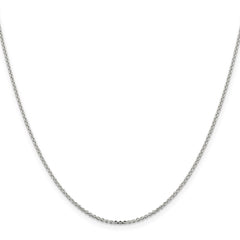 Sterling Silver 1.4mm Diamond-cut Forzantine Cable Chain - 4
