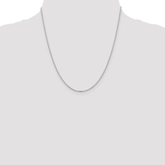Sterling Silver 1.4mm Diamond-cut Forzantine Cable Chain - 5