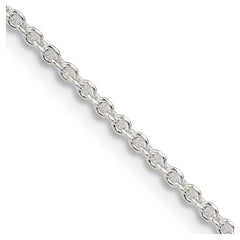 Sterling Silver 1.85mm Diamond-cut Forzantine Cable Chain - 6