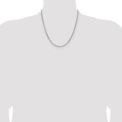 Sterling Silver 2.1mm Diamond-cut Forzantine Cable Chain - 4
