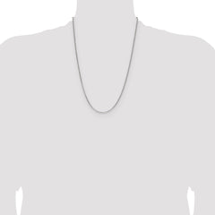 Sterling Silver 2.1mm Diamond-cut Forzantine Cable Chain - 5
