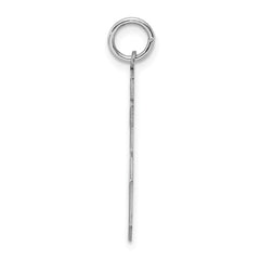 Sterling Silver/Rhodium-plated Polished Number 25 Charm - 3