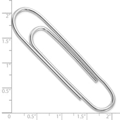 Sterling Silver Rhodium-plated Money Clip - 4