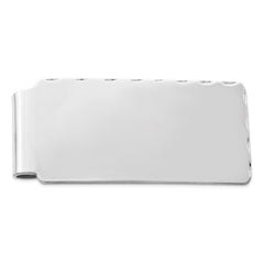 Sterling Silver Rhodium-plated Money Clip - 11