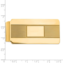 Sterling Silver Gold-plated Money Clip - 2