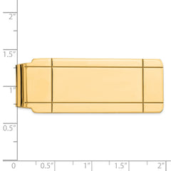 Sterling Silver Gold-plated Money Clip - 8