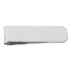 Sterling Silver Rhodium Plated Money Clip - 3
