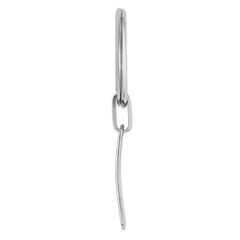 Sterling Silver Rhodium Plated Key Chain - 3