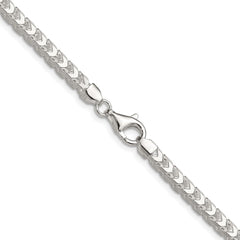 Sterling Silver 4.7mm D/C Square Franco Chain - 4