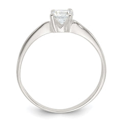 Sterling Silver CZ Ring - 35